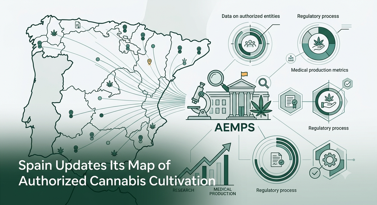 Spain Updates Its Map of Authorized Cannabis Cultivation