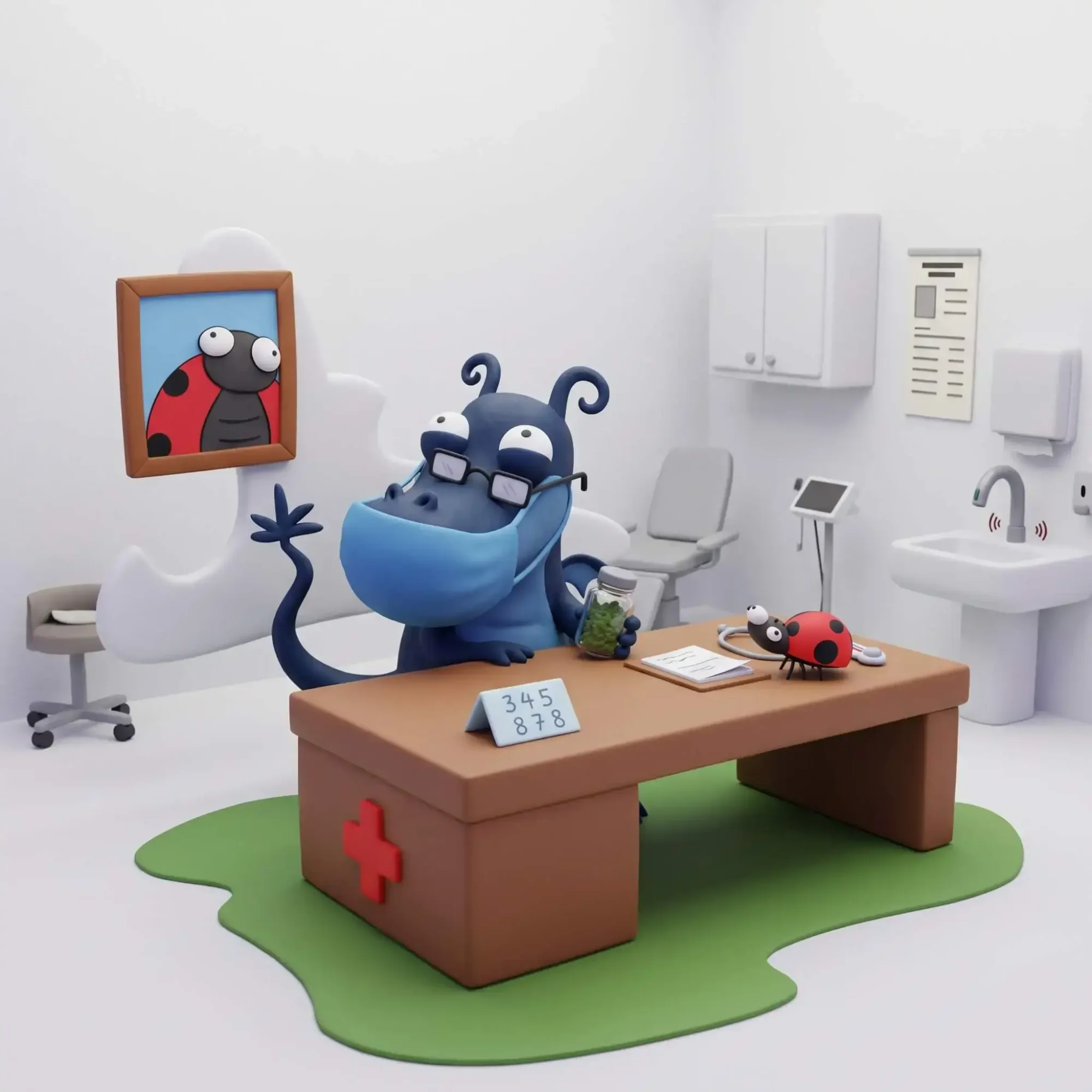 dragon doctor in office