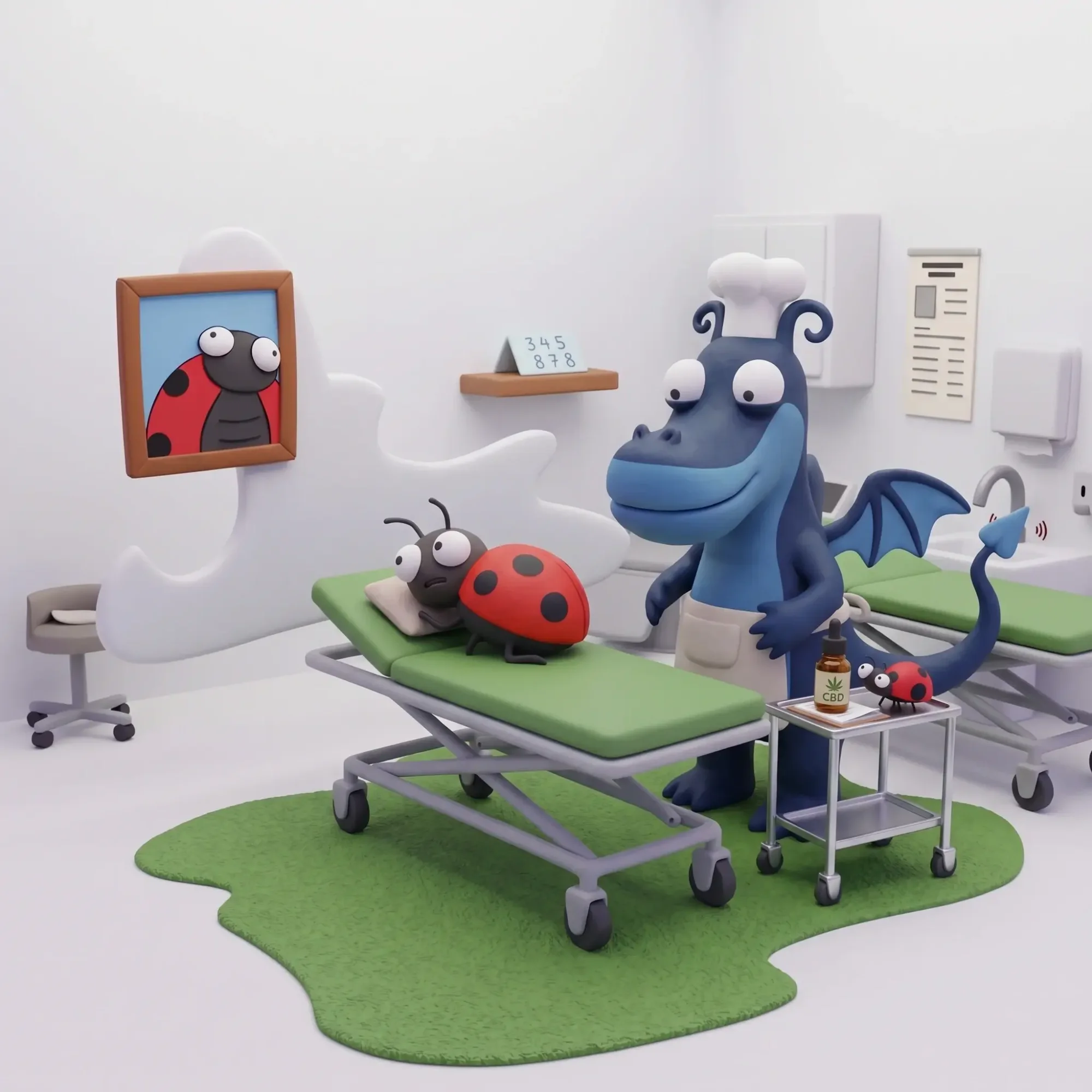 dragon treating patient