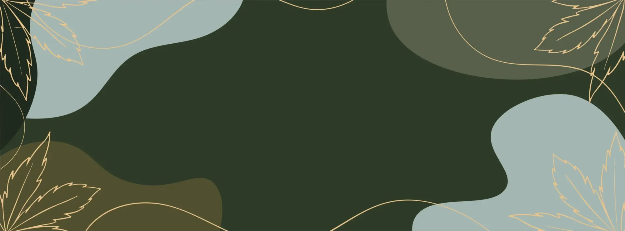 green leaves background.