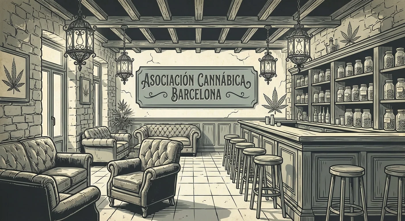 Private Cannabis Club Barcelona inside