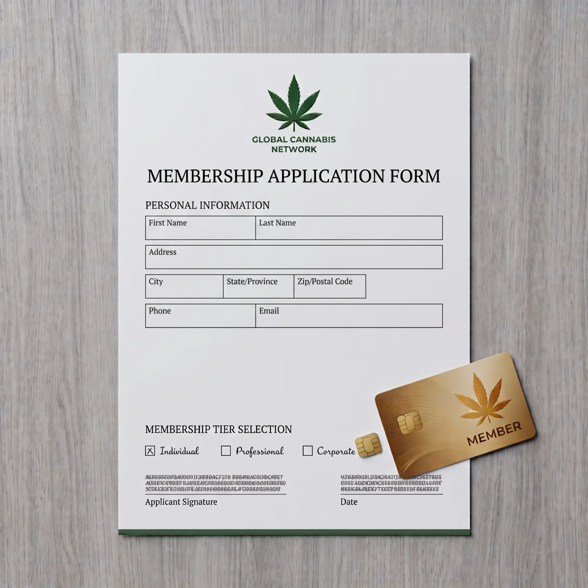 membership application